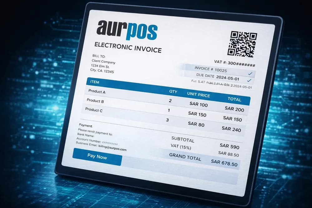 الفاتورة الإلكترونية